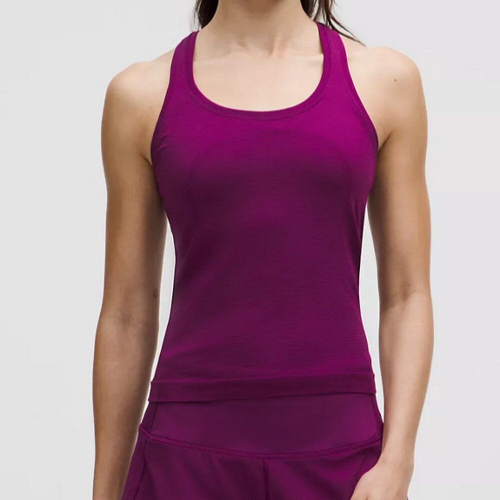 Swiftly Tech Racerback Tank Top 2.0 *Waist Length - Chilled Grape (Size 2)